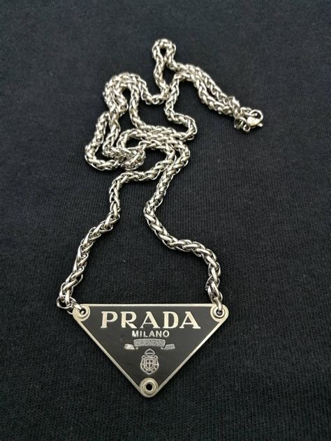 collana prada logo|the prada logo.